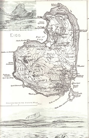 Old Map of Eigg